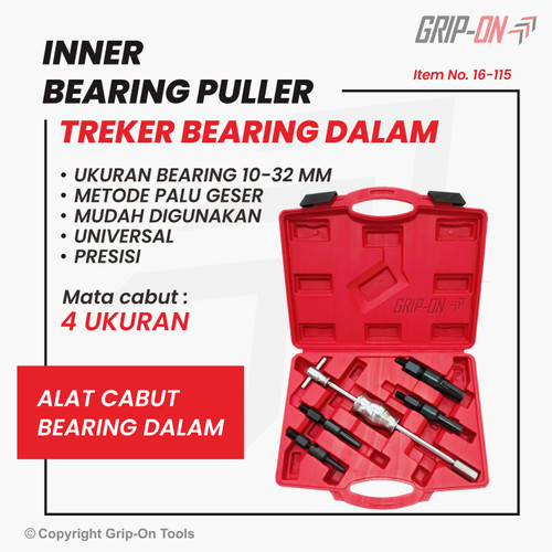 [EZM.8500239] GRIP-ON INNER BEARING PULLER TREKER BEARING DALAM TREKER CABUT BEARING