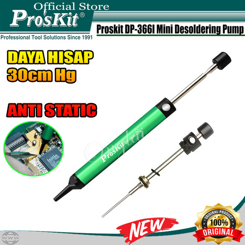 [EZM.1220076] Penyedot Timah MINI Proskit DP-366I Anti Statis - Desoldering Pump ORI