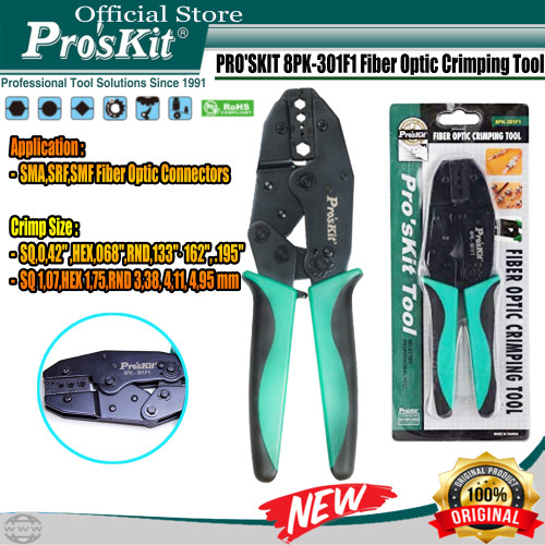 [EZM.1220319] TANG CRIMPING PRO'SKIT 8PK-301F1 220MM FIBER OPTIC ORIGINAL
