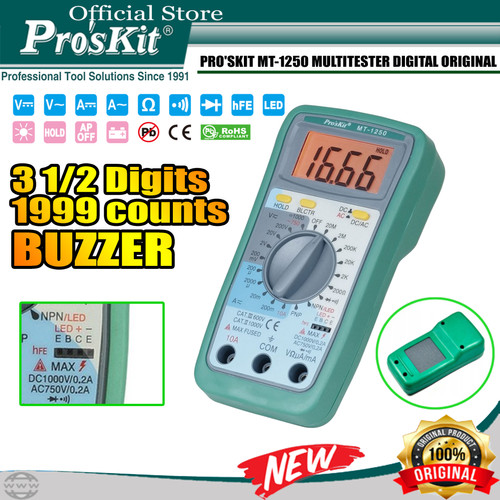[EZM.1220388] PROSKIT Multitester PRO'SKIT MT-1250 ORIGINAL