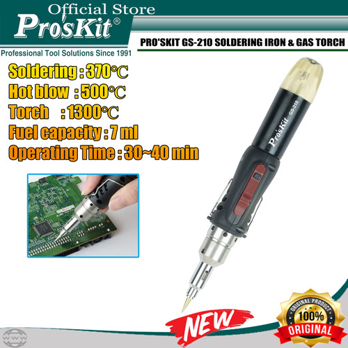 [EZM.1220397] Solder Gas Portable PRO'SKIT GS-210 Gas Torch ORIGINAL