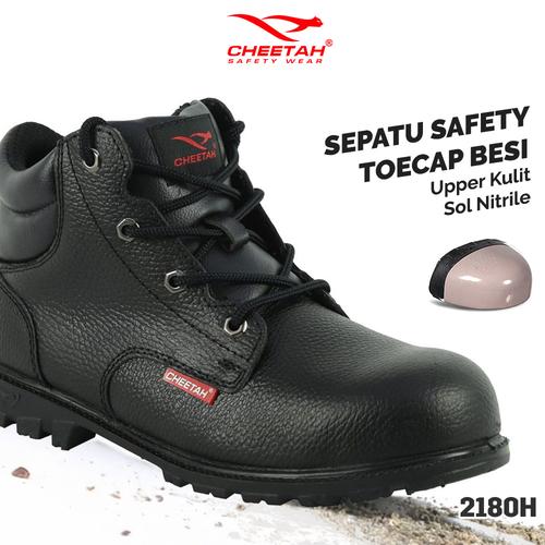[EZO.5700001] Sepatu Safety Cheetah 2180H Nitrile Sepatu Safety Shoes Kerja Proyek