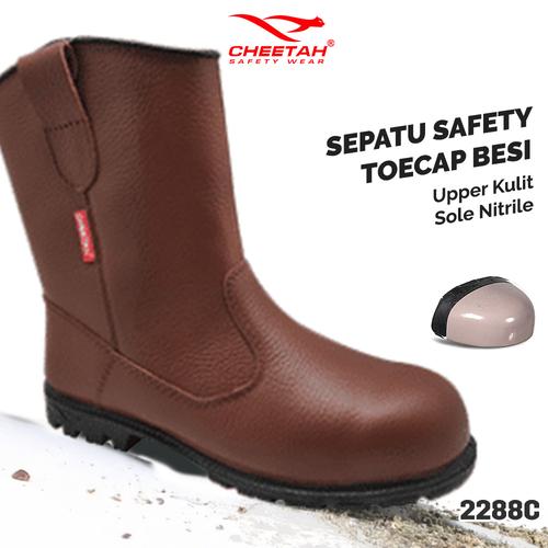 [EZO.5700022] Sepatu Safety Cheetah 2288C Sepatu Safety Shoes Kerja Proyek