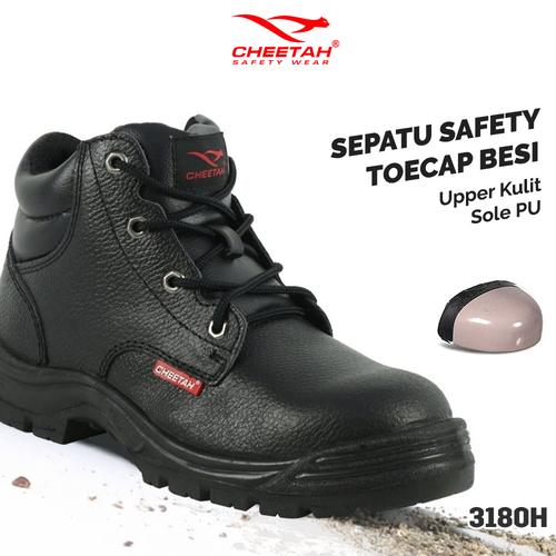 [EZO.5700023] Sepatu Safety Cheetah 3180 H Sepatu Safety Shoes Kerja Proyek