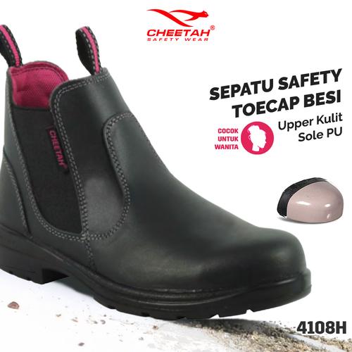 [EZO.5700037] Sepatu Safety Cheetah 4108 H Wanita Sepatu Safety Shoes Kerja Proyek