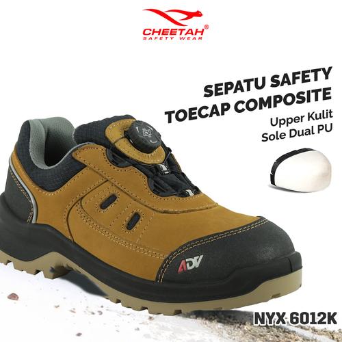 [EZO.5700051] sepatu safety cheetah ADV NYX 6012K twist lock system (TLS)
