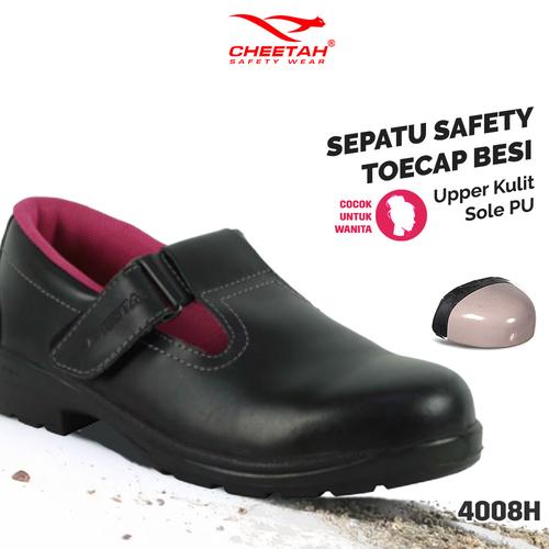 [EZO.5700057] Sepatu Safety Premium Wanita Cheetah 4008H dengan Pelindung Baja