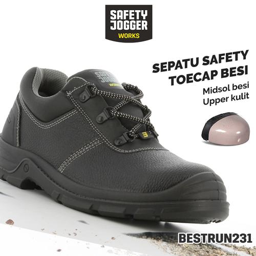 [EZO.5700074] [FREE SARUNG TANGAN] Sepatu Safety Jogger Bestrun231 S3 Original / Sepatu Safety Pira Proyek Anti Paku
