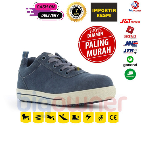 [EZO.5700126] Safety Jogger Obelix Blue Original / Sepatu Proyek Safety Jogger