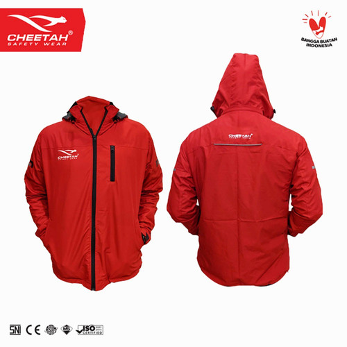 [EZO.1200005] Cheetah Safety Wear Jaket Harian Kekinian Kualitas Terbaik Parasut Resleting