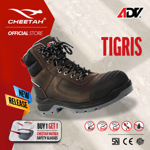 [EZO.1200010] Sepatu Safety Cheetah ADV Tigris Rust