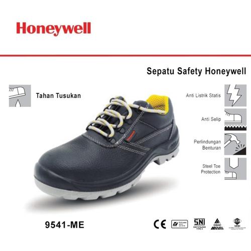 [EZO.4500063] Sepatu Safety Sporty Kings Honeywell Shoes Original Type 9541-ME Pergelangan kaki Black shoes safety