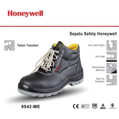 [EZO.4500064] Sepatu Safety Sporty Kings Honeywell Boots Shoes Original Type 9542-ME Black shoes safety Pria Shoe