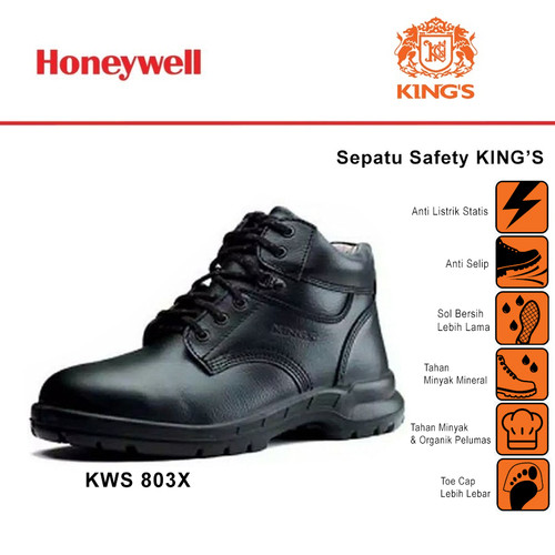 [EZO.4500075] Sepatu Safety Kings Safety Shoes Model Original KWS803X