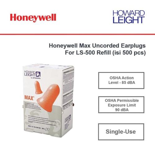 [EZO.4500093] Honeywell Max Uncorded Earplug For LS-500 Reffill (isi 500 pcs)