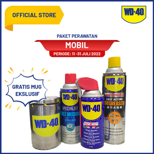 [EZM.1800025] Paket WD40 Perawatan Mobil: WD-40 Multi-Use Product+WD 40 Specialist