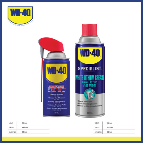 [EZM.1800028] Perawatan Mesin: MUP SmartStraw277ml+White Lithium Grease 360ml