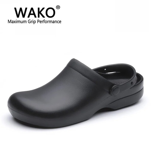 WAKO  Sepatu Chef Profesional Rubber Warna Hitam Size. 42