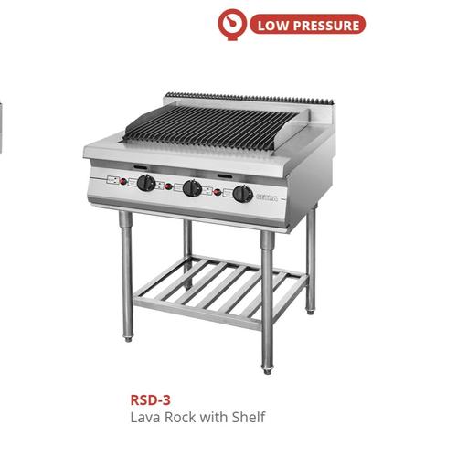 [EZM.7100015] GETRA GAS LAVA ROCK GRIDDLE RSD-3