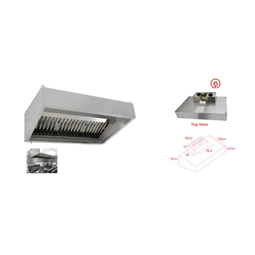 [EZM.7100022] GETRA WALL MOUNTED HOOD CH-200M