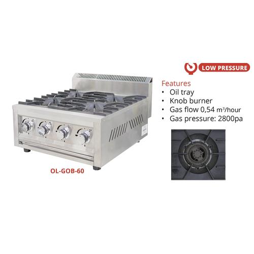 [EZM.7100027] GETRA GAS 4 OPEN BURNER LOW PRESSURE