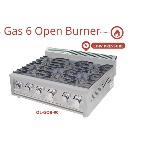 [EZM.7100080] GETRA Gas 6 Open Burner OL-GOB-90 / Kompor Gas 6 Tungku