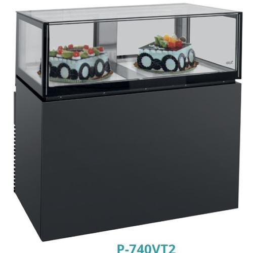[EZM.7100100] CAKE SHOWCASE  W/ DRAWER P-740VT2