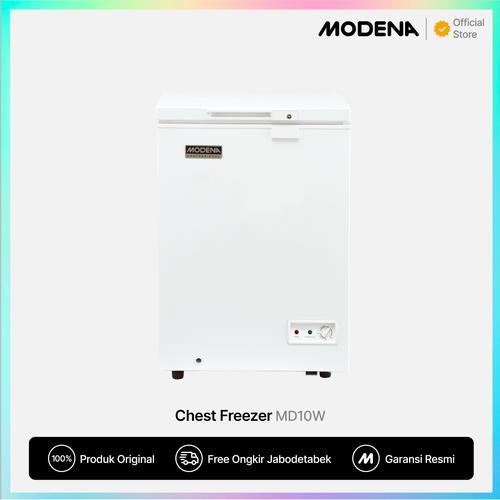 [EZO.3400598] MODENA Chest Freezer - MD 10 W (Kapasitas 100 Liter)