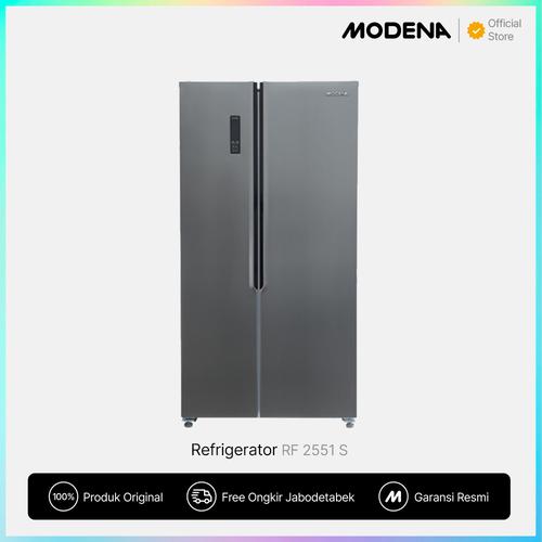[EZO.3400701] MODENA Refrigerator - RF 2551 S (Stainless Steel)