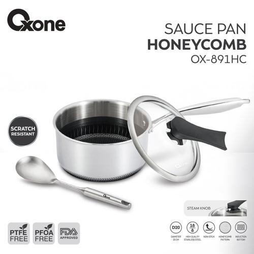 [EZO.4700045] Oxone OX891HC Sauce Pan Honey Comb anti lengket