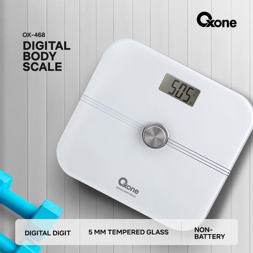 [EZO.4700048] Oxone OX468 Digital Body Scale Timbangan Badan Digital Tanpa Baterai