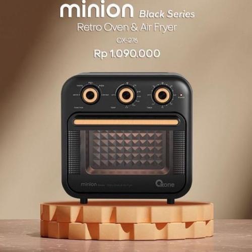 [EZO.4700055] Oxone OX276 Minion Series Retro Oven & Air Fryer - Multi Function 16L Capacity - Black
