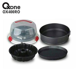 [EZO.4700136] Oxone OX400RO 4Pcs Baking Set Round - STAINLESS STEEL