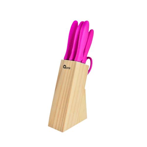 [EZO.4700212] Oxone OX961 Knife Set with Scissors - Pink