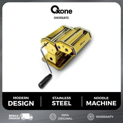 [EZO.4700233] Oxone OX355 Mesin Pembuat Mie Pasta Noodle Maker Gold Manual Stainless Machine - GOLD ATG