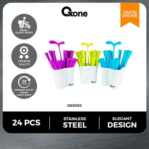 [EZO.4700244] Oxone OX5000 24pcs Cutlery Set Stainless steel - 5000
