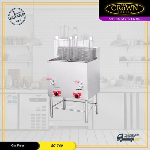 [EZO.1300049] Standing Gas Deep Fryer