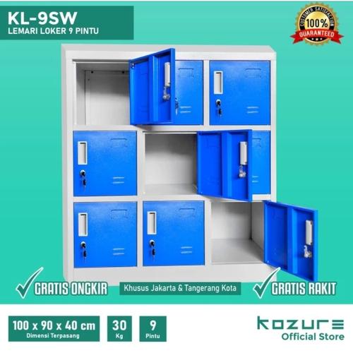 [EZO.7400028] Locker-Locker Besi Kozure KL-9 SW free  ongkir wilayah jak-Tang