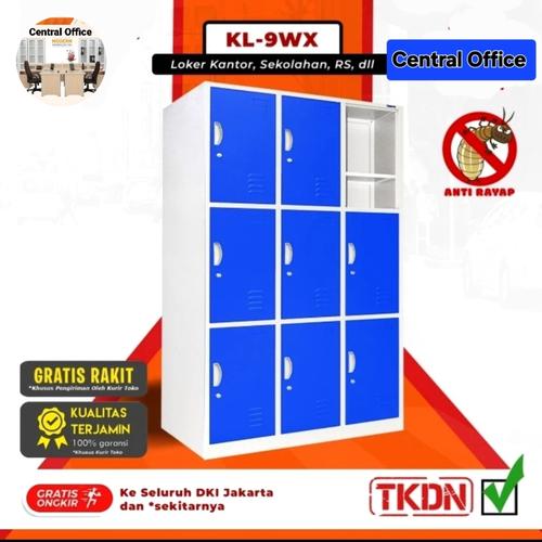 [EZO.7400029] Locker-loker Besi Kozure KL- 9 WX free ongkir wilayah jak-Tang