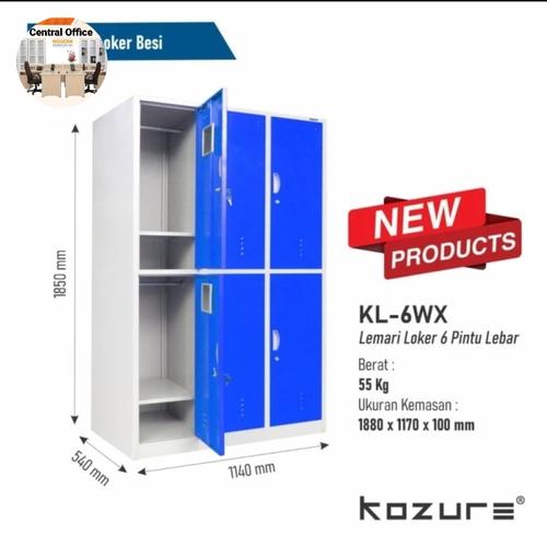 [EZO.7400031] Locker-loker besi kozure KL- 6MX free ongkir wilayah jak-Tang
