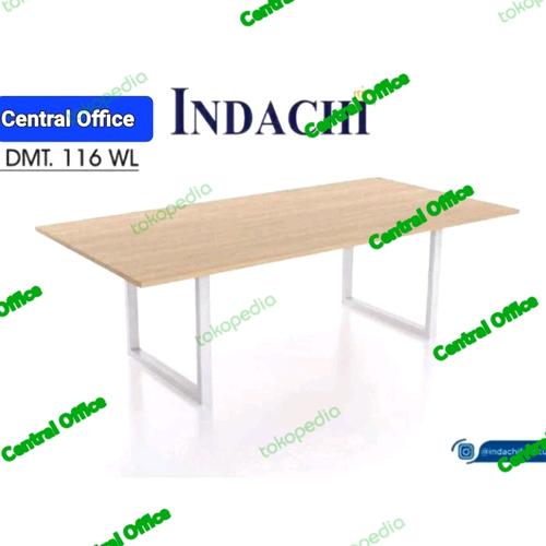 [EZO.7400141] Meja meeting rapat Indachi DMT-116 WL uk 180/240 cm free ongkir Jatabek