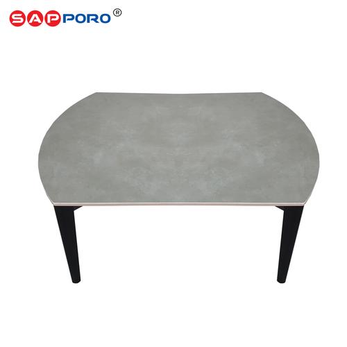 [EZO.6800017] SAPPORO PORTICI - Meja Makan | Meja Makan Motif Marmer | Dining Table