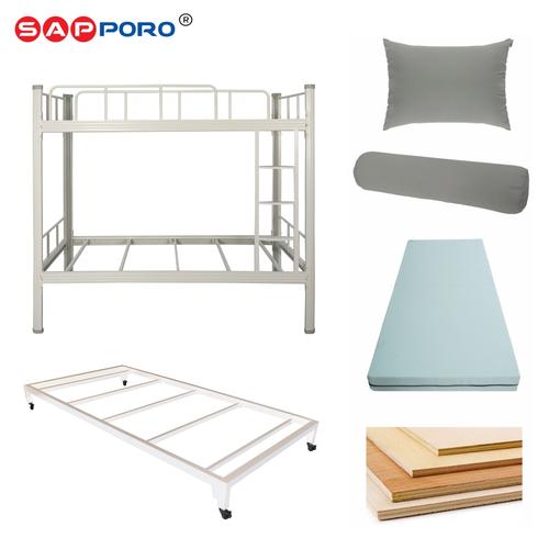 [EZO.6800036] SAPPORO YURA 90 SET - Ranjang Susun Besi Tingkat set  | Divan Susun Tingkat set Bantal Kasur Furniture