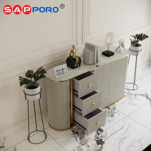 [EZO.6800066] SAPPORO LUCCA - Meja Pajangan | Bufet Konsol | Bufet Minimalis Laci Furniture
