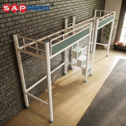 [EZO.6800084] SAPPORO DUNKEN - Asrama Double Bed Set | Loft Bed Double Set