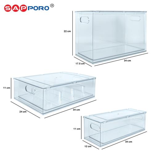 [EZO.6800109] SAPPORO RAAHE - Set Kotak Makanan Multifungsi | Food Container Set Plastik