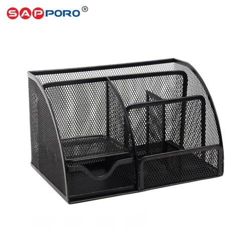 [EZO.6800118] SAPPORO ROSTA - Tempat Alat Tulis | Office Desk Organizer Besi