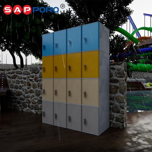 [EZO.6800418] SAPPORO JEONJU - Loker ABS Outdoor 1 Pintu | ABS Locker 1 Door Furniture
