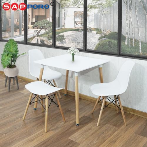 [EZO.6800423] SAPPORO MIAKKI - Set Meja | Dining Set Cafe Furniture