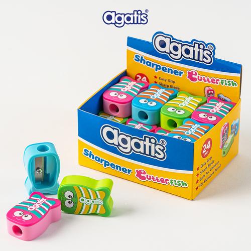 [EZO.7500014] Rautan Pensil Agatis Eco Sharpener Fancy Fish Version - Satuan